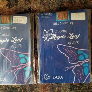 NWT. Control top, beige, sheer pantyhose, size B, 120 - 150 lb, 2 pairs. New.